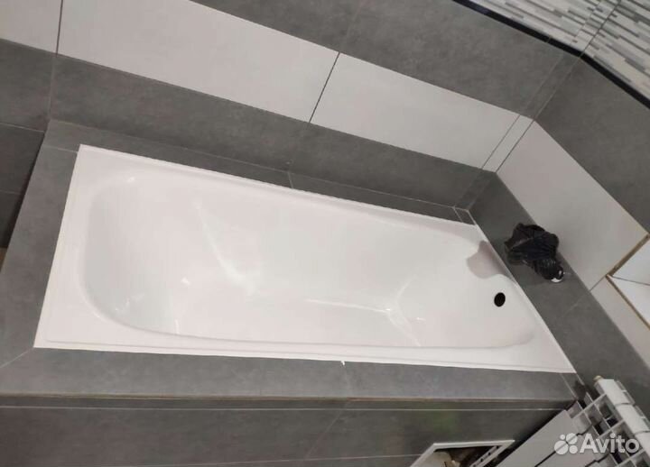 Реставрация ванн жидкий мрамор, наливной акрил