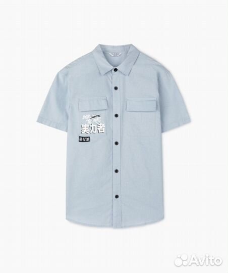 Рубашка для мальчика с принтом Аниме