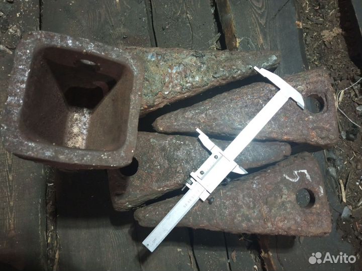 Коронки ковша после реставрации