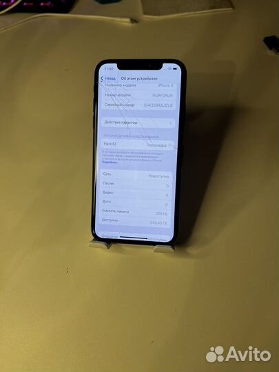 iPhone X, 256 ГБ
