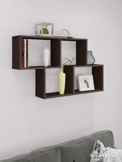 Полка навесная 2 мф 1+1