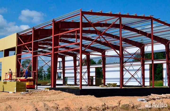 Продажа коровников из металла под ключ, арт:Szc-62