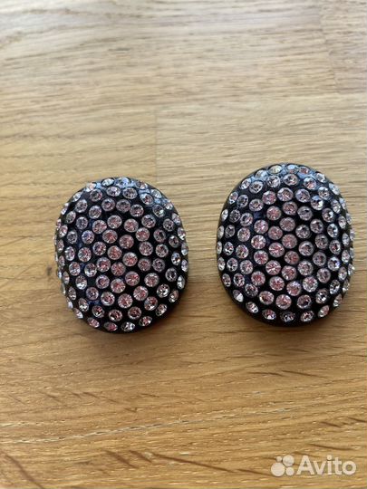 Винтажные серьги клипсы