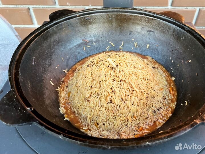 Новый чугунный казан