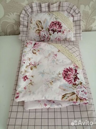 Постелька для кукол в стиле прованс