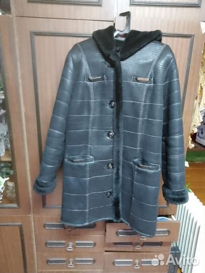 Дубленка натуральная женская 50 52 Италия