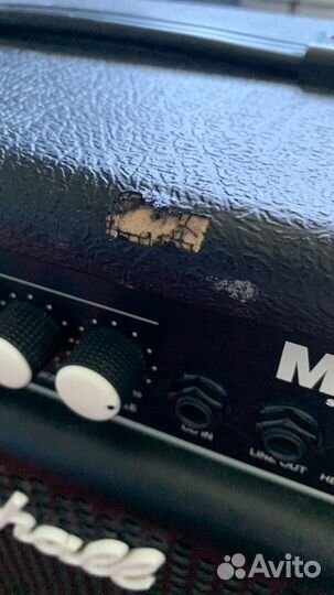 Комбоусилитель для баса marshall mb 15W