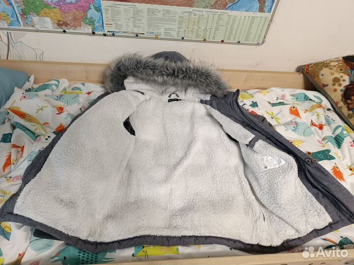 Зимняя куртка на мальчика 122-128