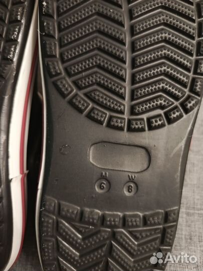 Crocs сабо маркировка 37/38 черные