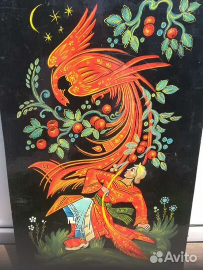 Панно и часы деревянные