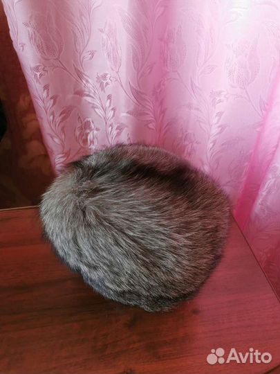 Шапка из чернобурки размер 56-58