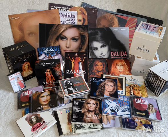 Dalida редкая коллекция CD, DVD, книги