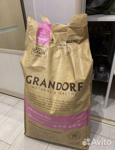 Корм для щенков Grandorf ягненок с рисом купить в Нижнем Новгороде ...