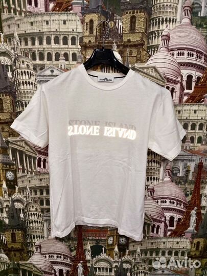 Футболка Stone Island рефликтивная оригинал