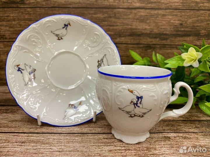 Чашка с блюдцем кофейная 