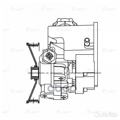 Насос гур mercedes-benz C W204 07/E W211 02- 2