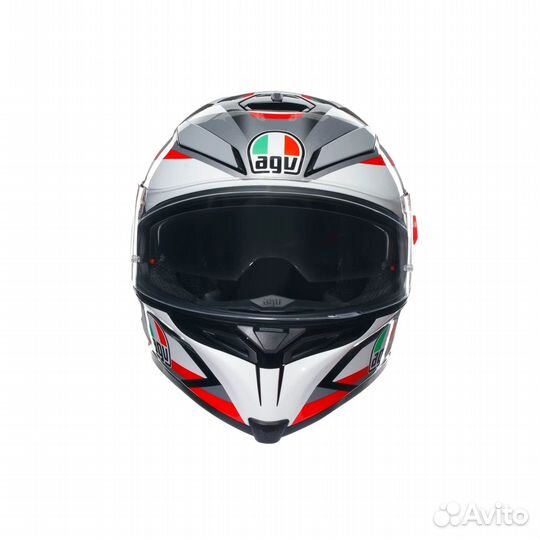 Шлем AGV K-5 S multi plasma white/black/RED