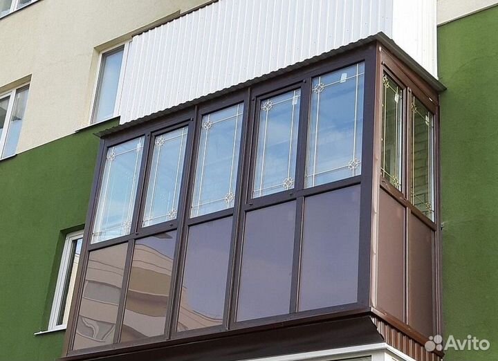 Остекление балконов и лоджий под ключ B3725