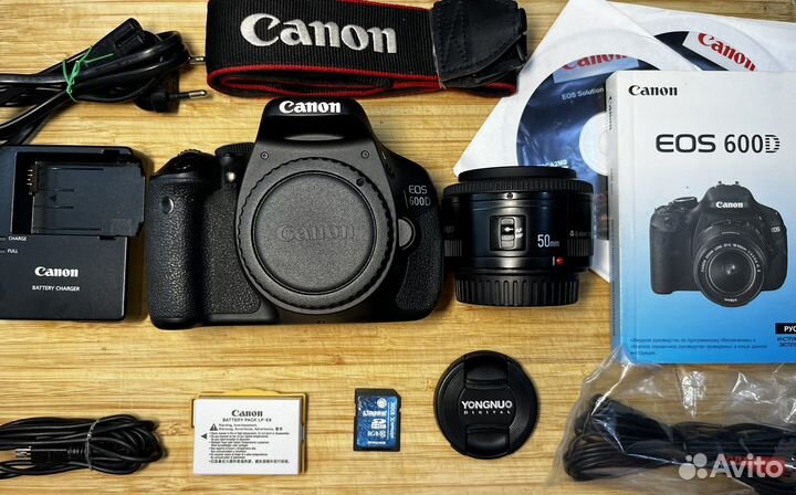 Canon 600d + портретник 50mm