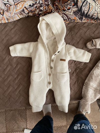 Теплый комбинезон 56