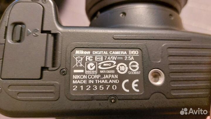 Зеркальный фотоаппарат nikon d60