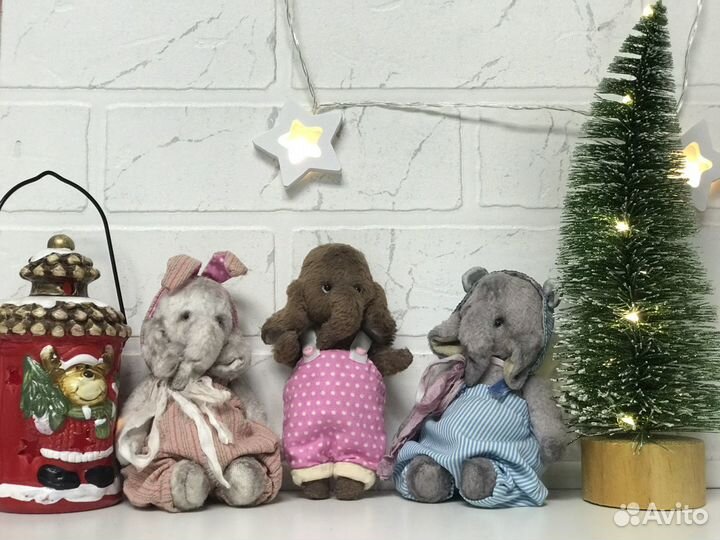 Игрушки Слоны авторской ручной работы Handmade