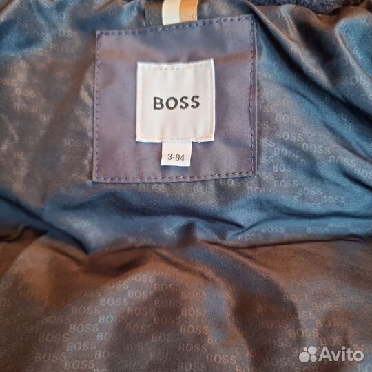 Пуховик детский hugo boss