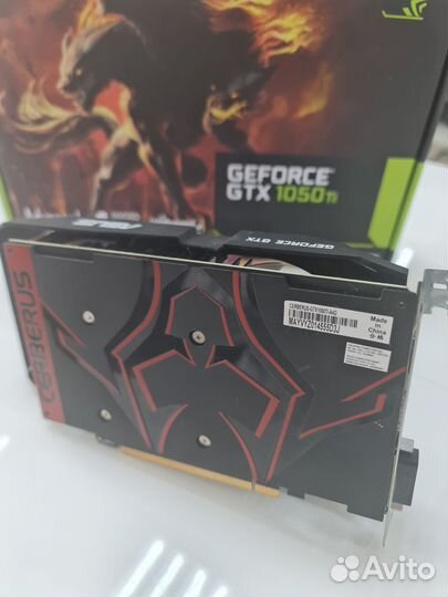 Видеокарта asus GeForce GTX 1050 Ti Cerberus Advan