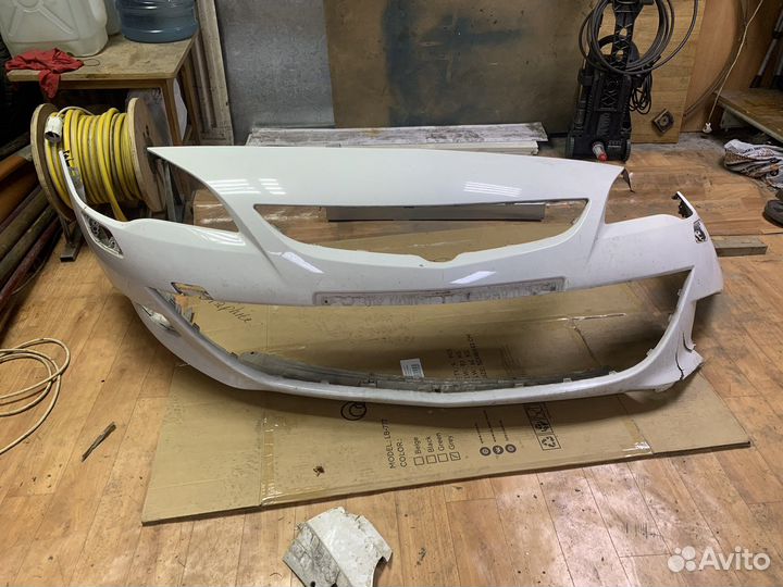 Бампер опель астра j gtc передний