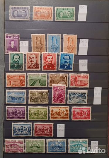 Почтовые марки Албании
