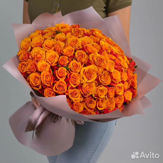 Букет роз 51 25 15 доставкой