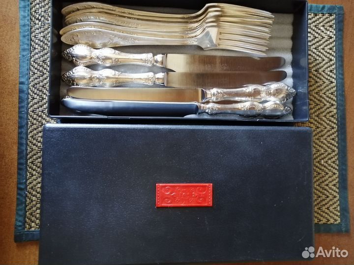 Мельхиоровые столовые приборы. мнц. СССР