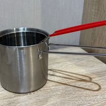 Ковш фритюрница кастрюля с сеткой 1.2 л новая