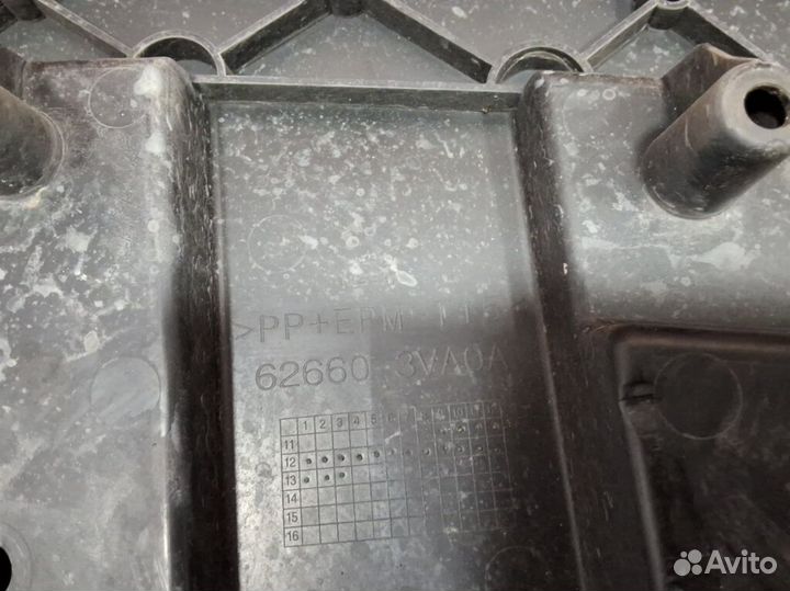 Защита бампера Nissan Note E12 передняя