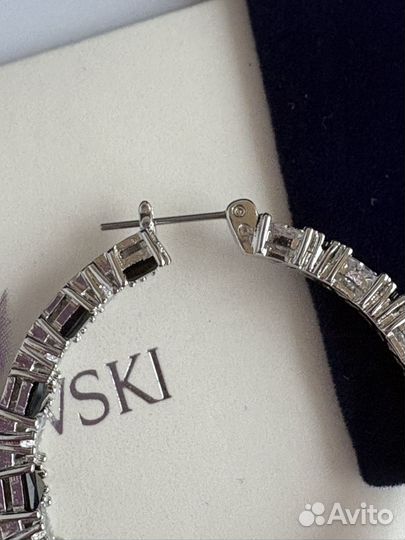 Swarovski серьги кольца Ortyx