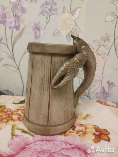 Пивной стакан с раком