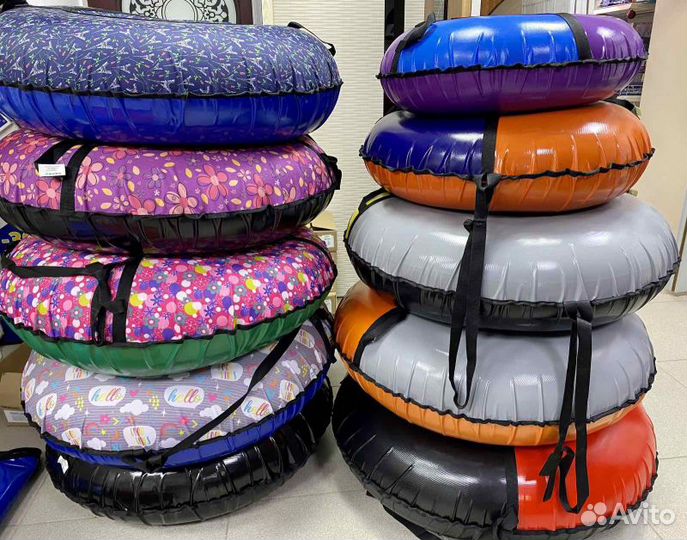 Санки-Ватрушка тюбинг 1,1м пвх-пвх