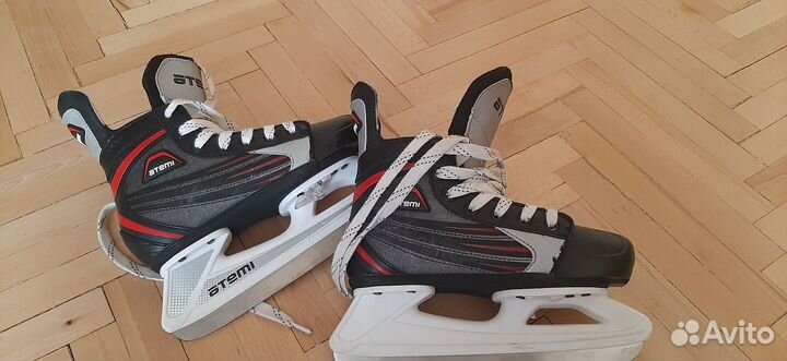 Коньки ледовые atemi р 35-38