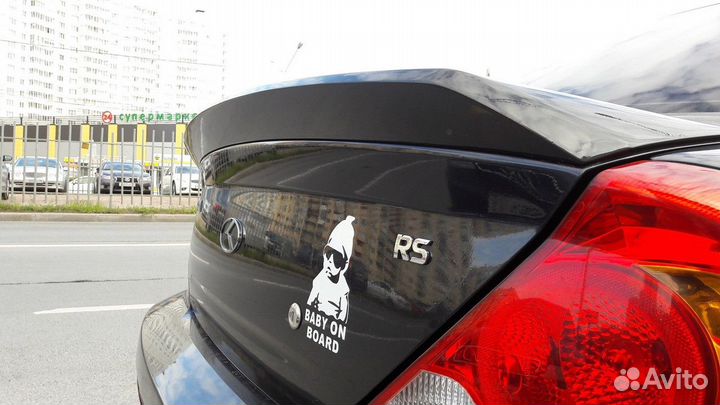 Лип спойлер крышки багажника - KIA Spectra