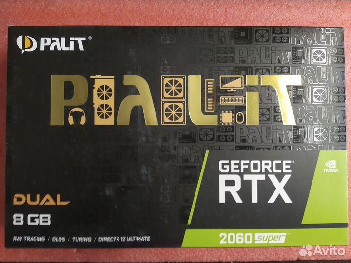 Palit GeForce RTX 2060 super Dual 8Gb c гарантией