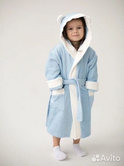 Детские махровые халаты