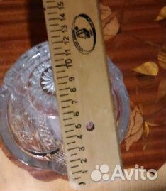 01 Ваза хрусталь стильная СССР винтаж ретро