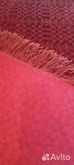 Скатерть ковровая СССР с бахромой
