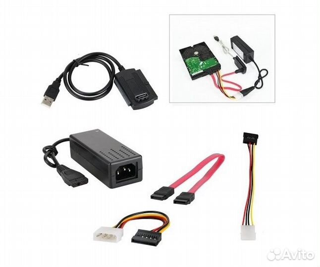 Переходник USB на SATA / IDE, 3.5