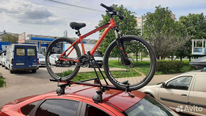 Велобагажник на крышу авто сталь