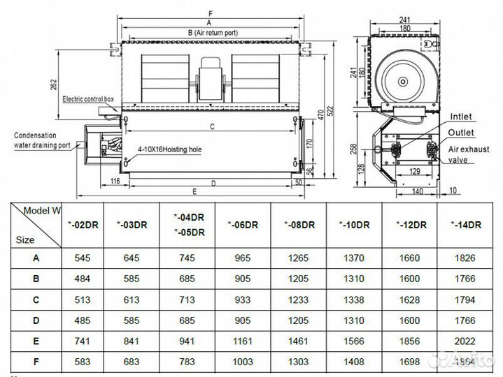 General Climate GDU-W-14DR