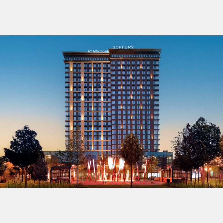 1-к. апартаменты, 56,7 м², 23/23 эт.