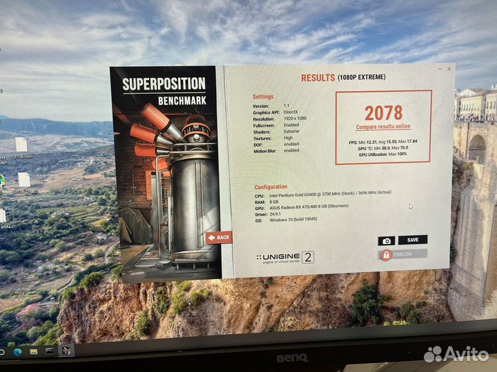 Видеокарта rx 470 8gb ddr5