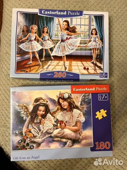 Пазлы для девочек Castorland 180 и 260 новые