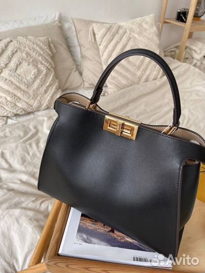 Сумка fendi натуральная кожа